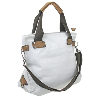 Viv&Lou® Large Heavy Canvas Sac Tote Oversized Travel Shopping Carryall Bag #MB374W-VLXK