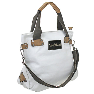 Viv&Lou® Large Heavy Canvas Sac Tote Oversized Travel Shopping Carryall Bag #MB374W-VLXK