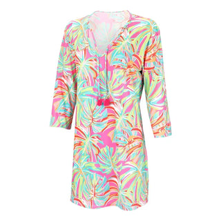 Viv&Lou® Let’s Get Tropical Women’s Tunic Coastal Beach Cover Up Travel Top #MA2015VL-TRP - Tunic - Women’s
