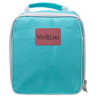 Viv&Lou® Mint-White Insulated Lunch Box for Work School Travel #M503-MINT-VLP - Lunch Bag/Box