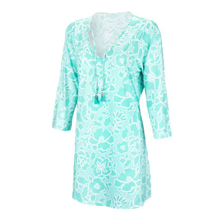 Viv&Lou® Ocean Breeze Women’s Tunic Coastal Beach Cover Up Top #MA2015VL-BRZ - Tunic - Women’s