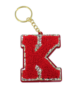 Viv&Lou® Personalized Red Acrylic Letter Keychain Monogram Initial Gift #ACK-LETTER-RED - Keychain - Women’s