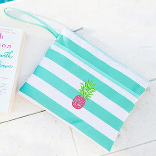 Viv&Lou® Pineapple Wet Bag Beach Pouch Travel Cosmetic Wristlet #M726VL-PINE - Pouch - Women’s