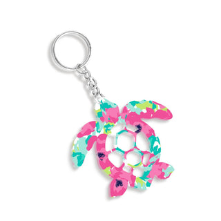 Viv&Lou® Sea Turtle Keychain Coastal Beach Key Ring Ocean Lover Gift #ACK-TUR-GRACE - Keychain - Women’s