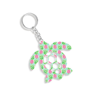 Viv&Lou® Sea Turtle Keychain Coastal Beach Key Ring Ocean Lover Gift #ACK-TUR-GRACE - Keychain - Women’s