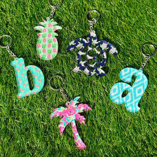 Viv&Lou® Sea Turtle Keychain Coastal Beach Key Ring Ocean Lover Gift #ACK-TUR-GRACE - Keychain - Women’s