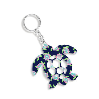 Viv&Lou® Sea Turtle Keychain Coastal Beach Key Ring Ocean Lover Gift #ACK-TUR-GRACE - Keychain - Women’s