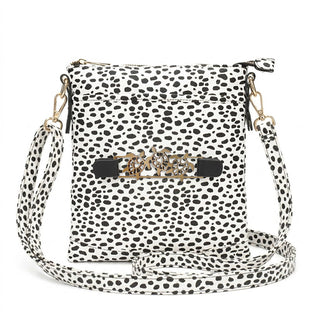 Viv&Lou® Spot On Crossbody Boutique Purse with Snap off Acrylic Panel #MG860-SPOT - TURTLES - Crossbody Bag - Women’s