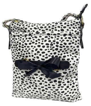Viv&Lou® Spot On Crossbody Boutique Purse with Snap off Acrylic Panel #MG860-SPOT - RIBBON - Crossbody Bag - Women’s