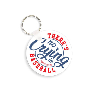 Viv&Lou® There’s No Crying in Baseball Keychain Baseball Gift for Coaches #SKC-RD-NOCRY - Keychain - Women’s