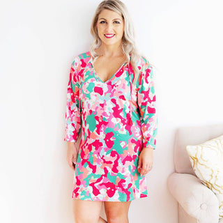 Viv&Lou® Tootie Fruity Women’s Tunic Tropical Beach Cover Up Top #MA2015VL-FRT - Tunic - Women’s