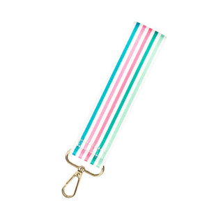 Viv&Lou® Tulum Stripe Wristlet Strap Colorful Keychain Lanyard Gift #MNA106VL-TUL - Bag Strap - Women’s