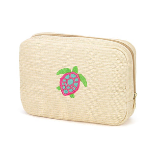 Viv&Lou® Turtle Hilton Cosmetic Case Beach Travel Makeup Organizer #M233VL-NAT-TUR - Makeup/Cosmetic Bag