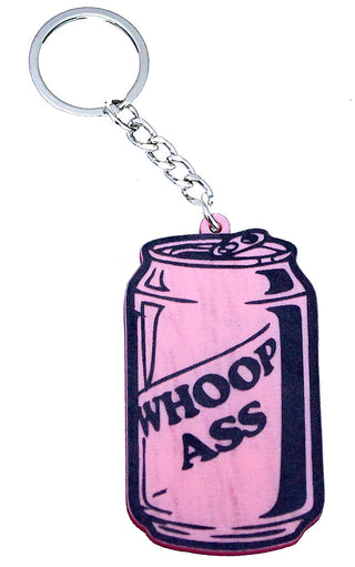 Viv&Lou® Whoop Ass Funny Keychain Novelty Key Ring Gift Accessory #ACK-WHOOP - Keychain - Women’s