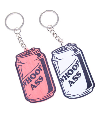 Viv&Lou® Whoop Ass Funny Keychain Novelty Key Ring Gift Accessory #ACK-WHOOP - Keychain - Women’s