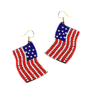 American Flag Earrings
