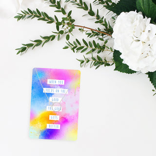 The Good Gets Better Keepsake Necklace Card