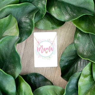 Mama Keepsake Necklace Card