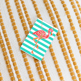 Flamingo Keepsake Necklace Card