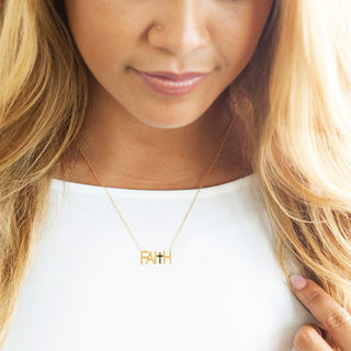 Gold Faith Keepsake Card 