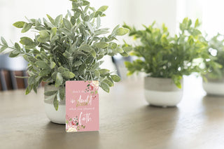 Planted in Faith Keepsake Necklace Card