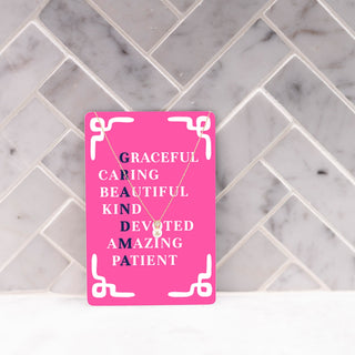 Grandma Keepsake Necklace Card