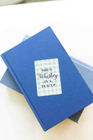 Whiskey in a Teacup Keepsake Necklace Card