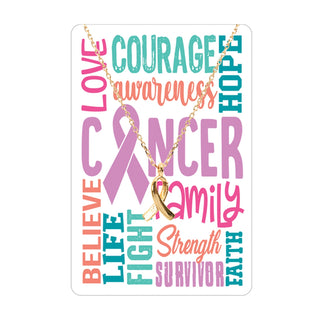 Stay Strong Keepsake Necklace Card