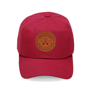 Whatever Floats Your Boat Cap Funny Lake Boating Hat for Men Women #L190-P302-FLOAT - Garnet - Baseball Cap - Women’s