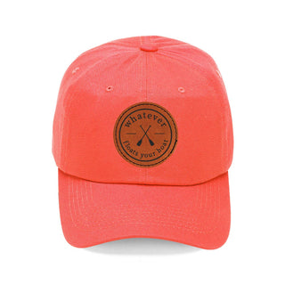 Whatever Floats Your Boat Cap Funny Lake Boating Hat for Men Women #L190-P302-FLOAT - Coral - Baseball Cap - Women’s