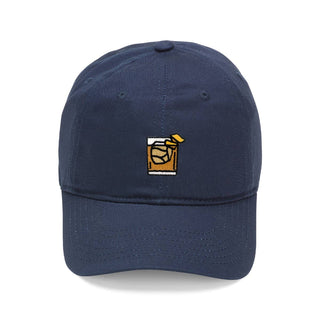 Whiskey Embroidered Hat Bourbon Baseball Cap for Men and Women #M190VL-WHIS - Navy - Baseball Cap - Unisex