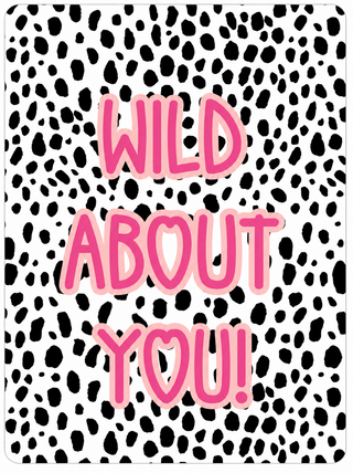 Wild About You Magnetic Keepsake Card #HPM-WILD