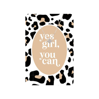 Yes Girl You Can Keepsake Card #VLJC-1315SV-YES - Keepsake Coin/Token