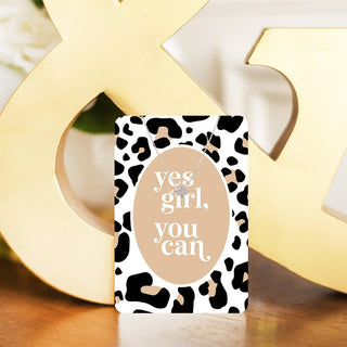 Yes Girl You Can Keepsake Card #VLJC-1315SV-YES - Keepsake Coin/Token